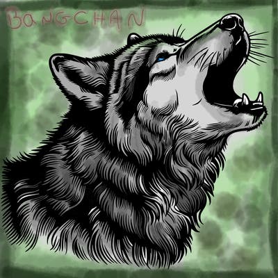 wolf realistic howling