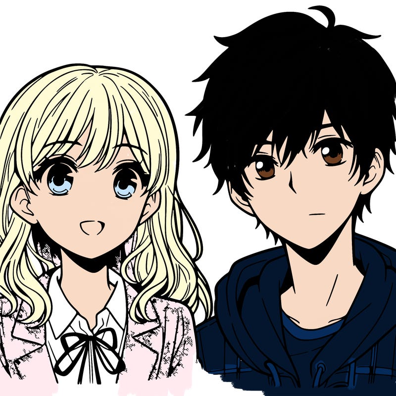 manga boy and girl