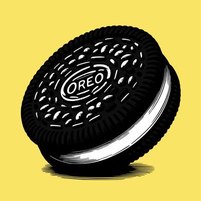 realistic oreo