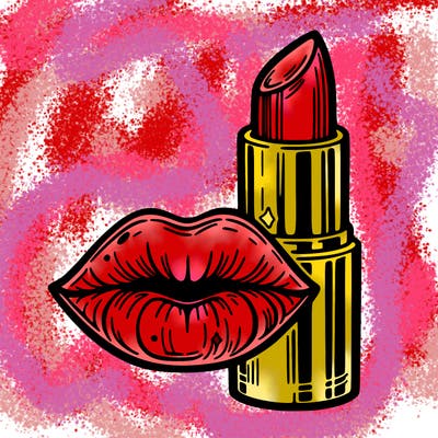 lips and lipstick