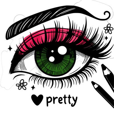 pretty eye
