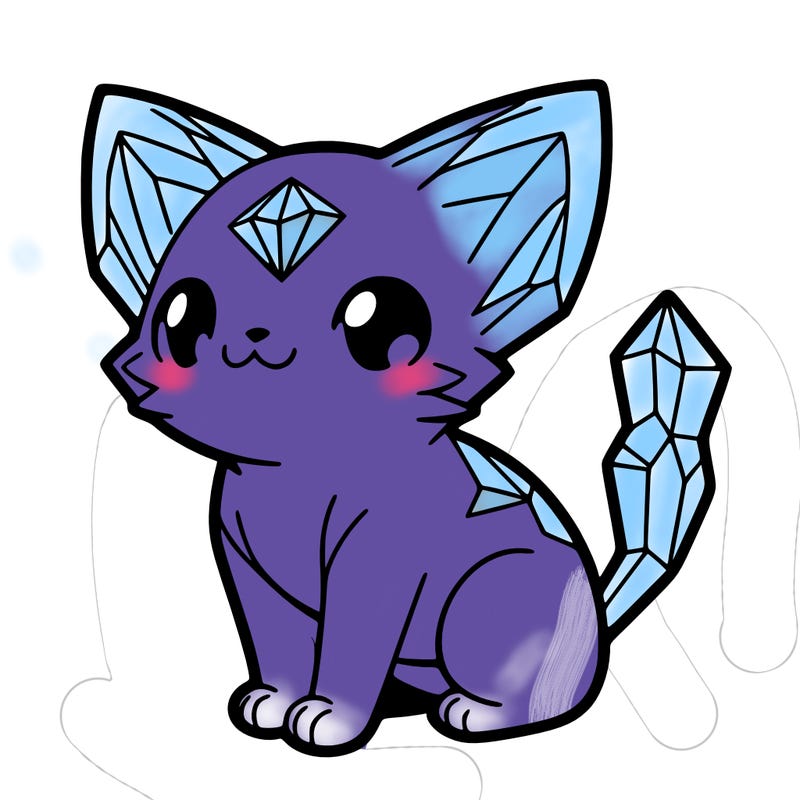 crystal kitten