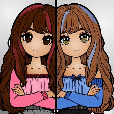 realistic girls split