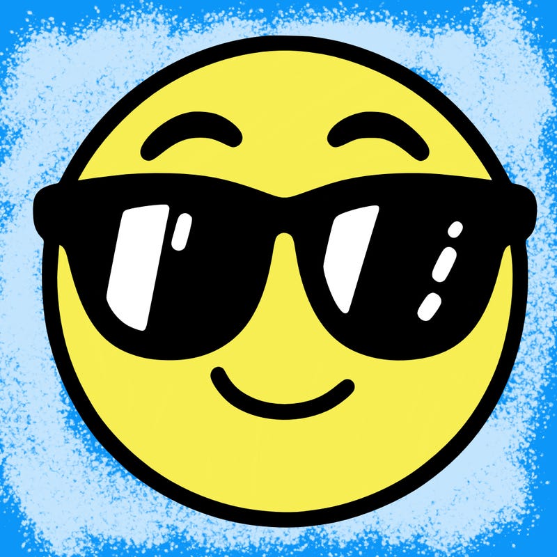 emoji with sunglasses