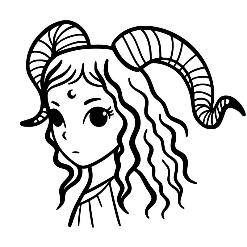 capricorn human girl