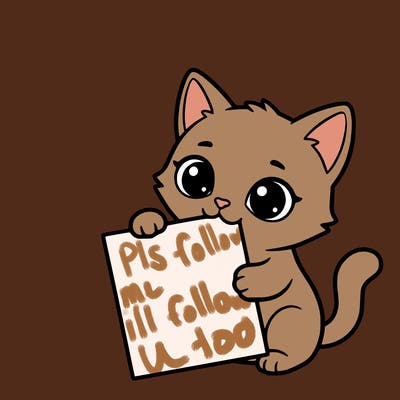 a small cat with a blank sheet of paper in its hand. the cat is sooooooo cute!