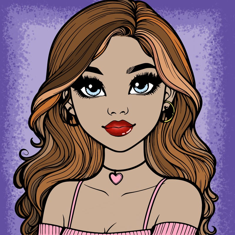 realistic pretty girl