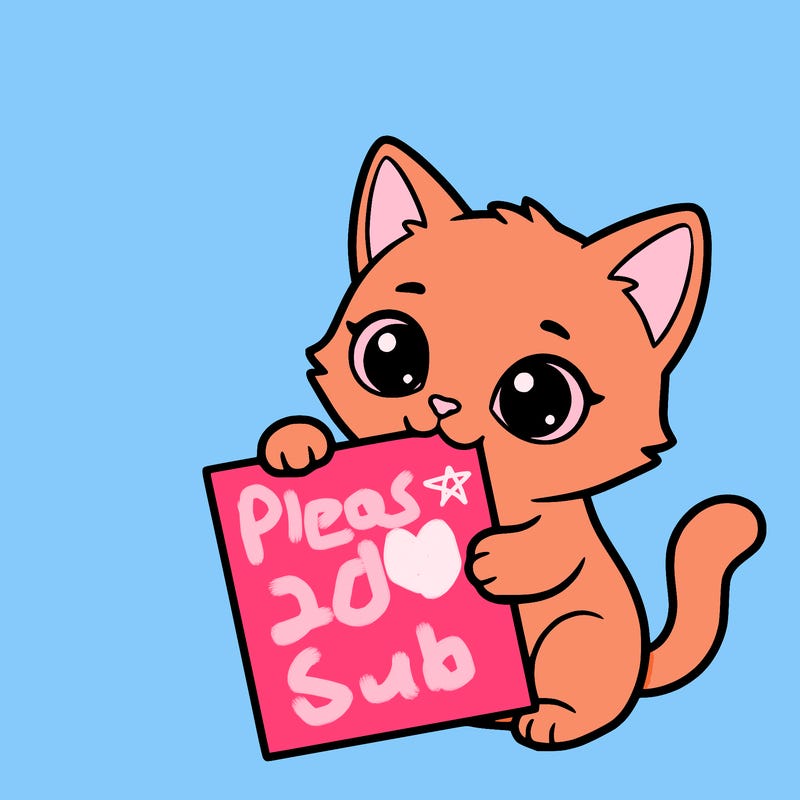 a small cat with a blank sheet of paper in its hand. the cat is sooooooo cute!