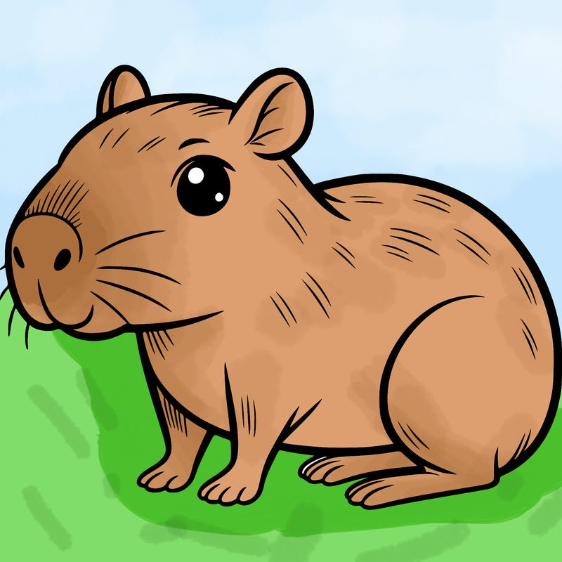 cute capybara