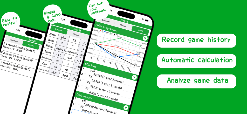 Reach Mahjong Score Manager - Games App | MWM