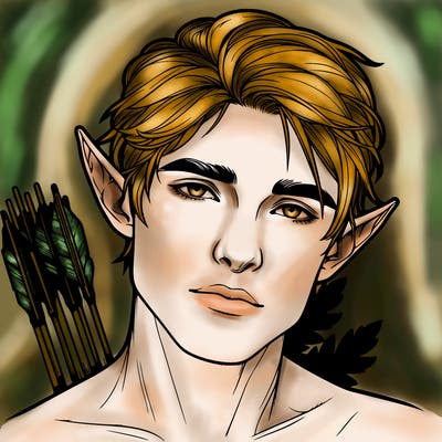 realistic male elf