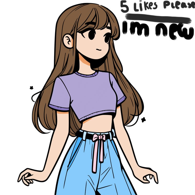 girl in a cute crop top