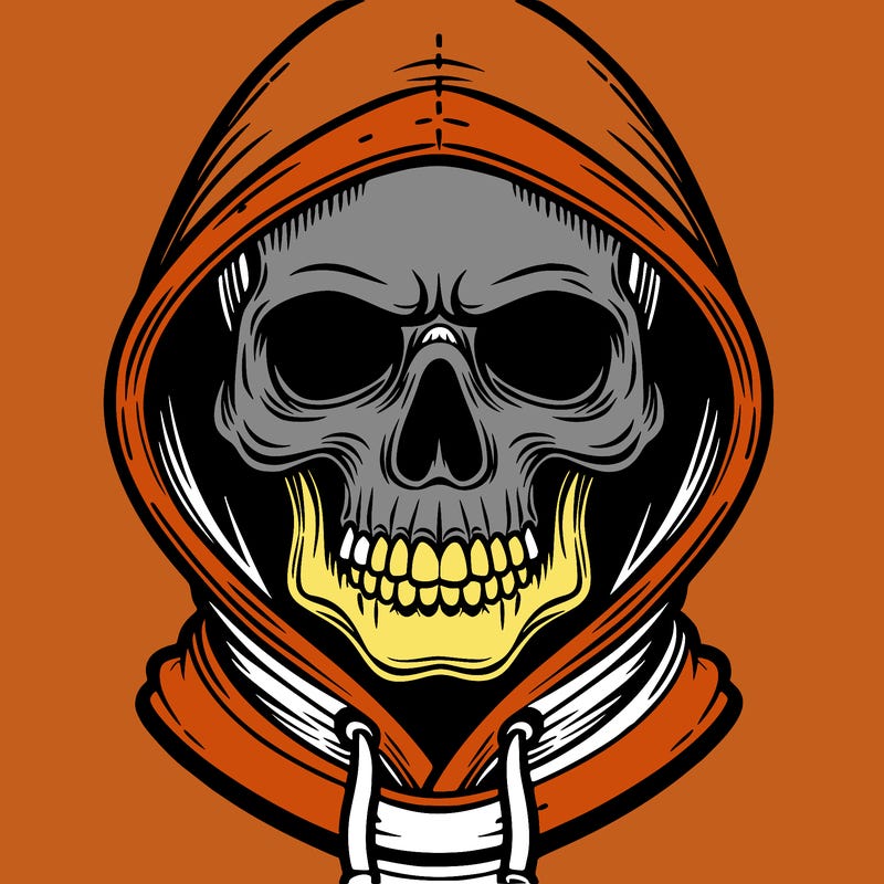 skull hoodie