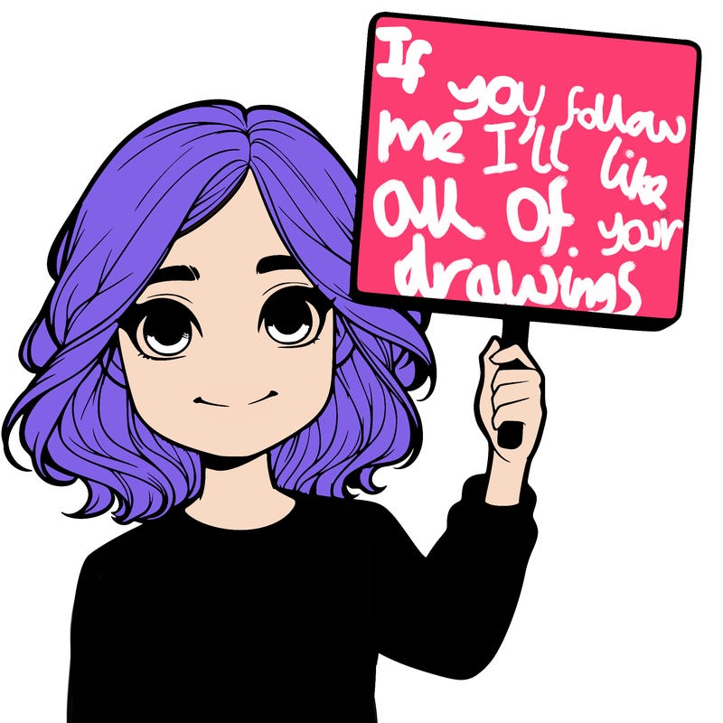 realistic girl holding up a sign