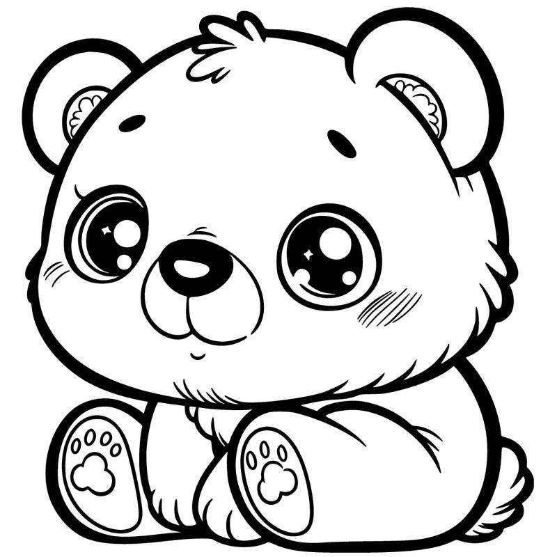 bear with sweet eyes