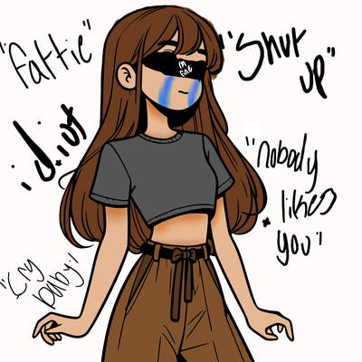 girl in a cute crop top