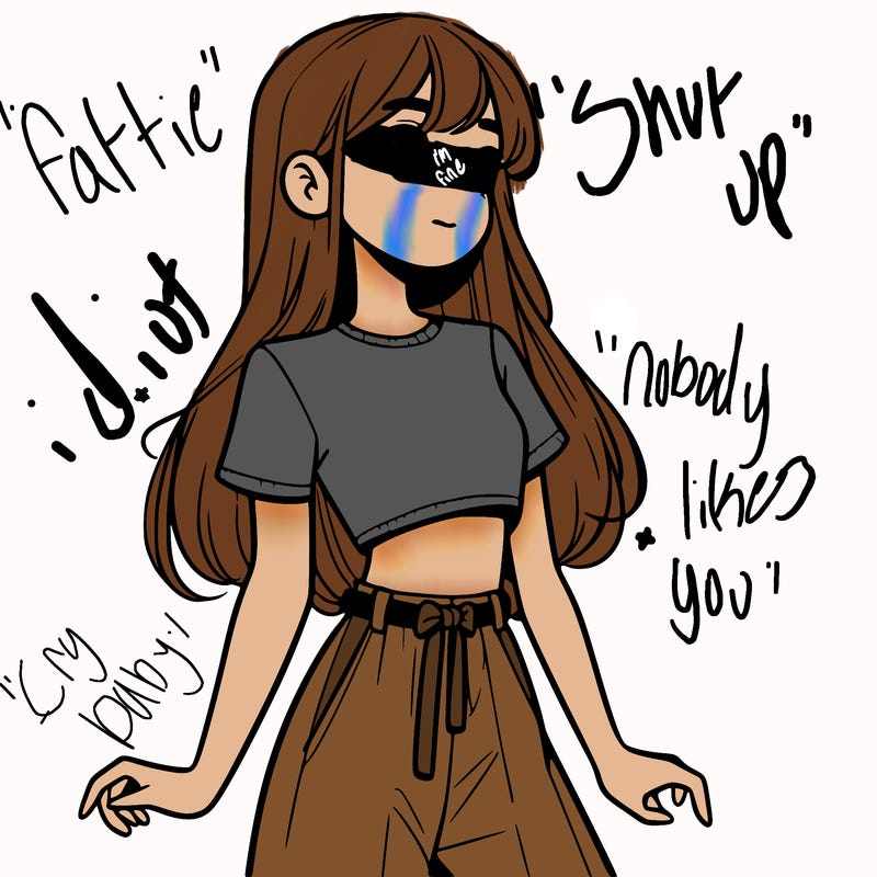 girl in a cute crop top