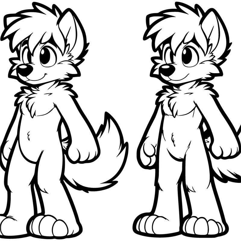 anthropomorphic dog furry