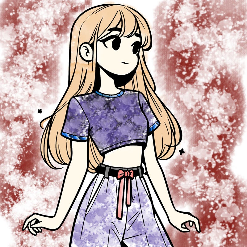 girl in a cute crop top