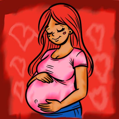 pregnant woman