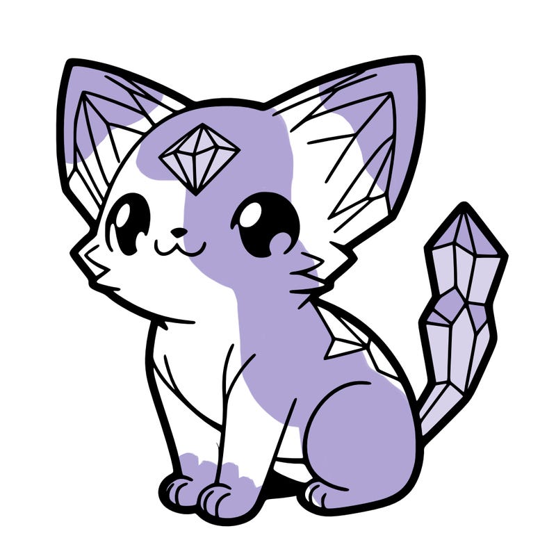 crystal kitten