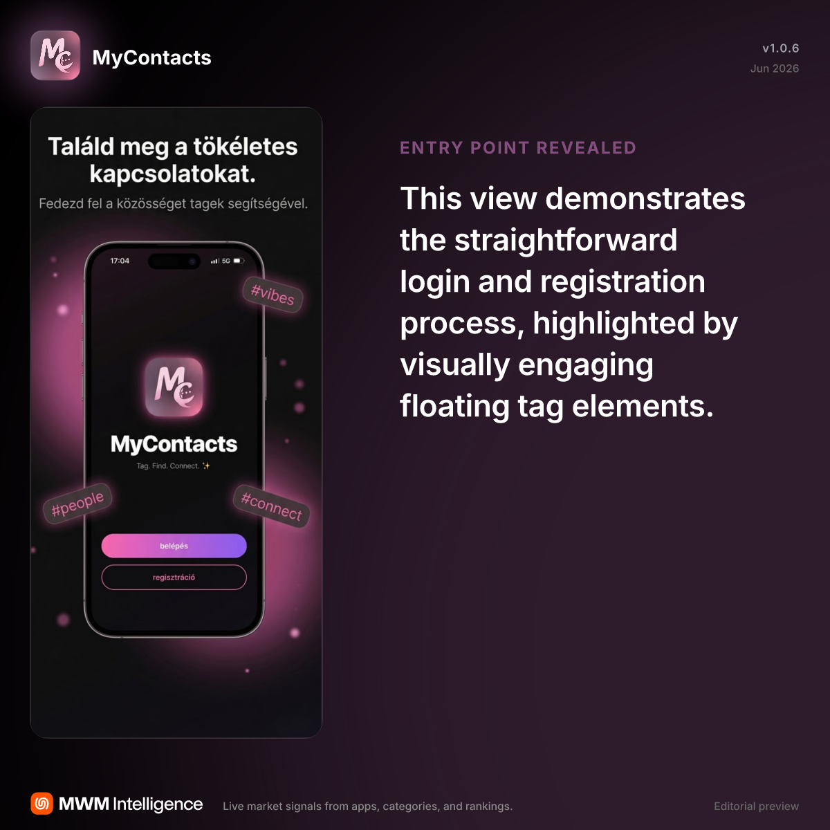 MyContacts - Social Networking App | MWM