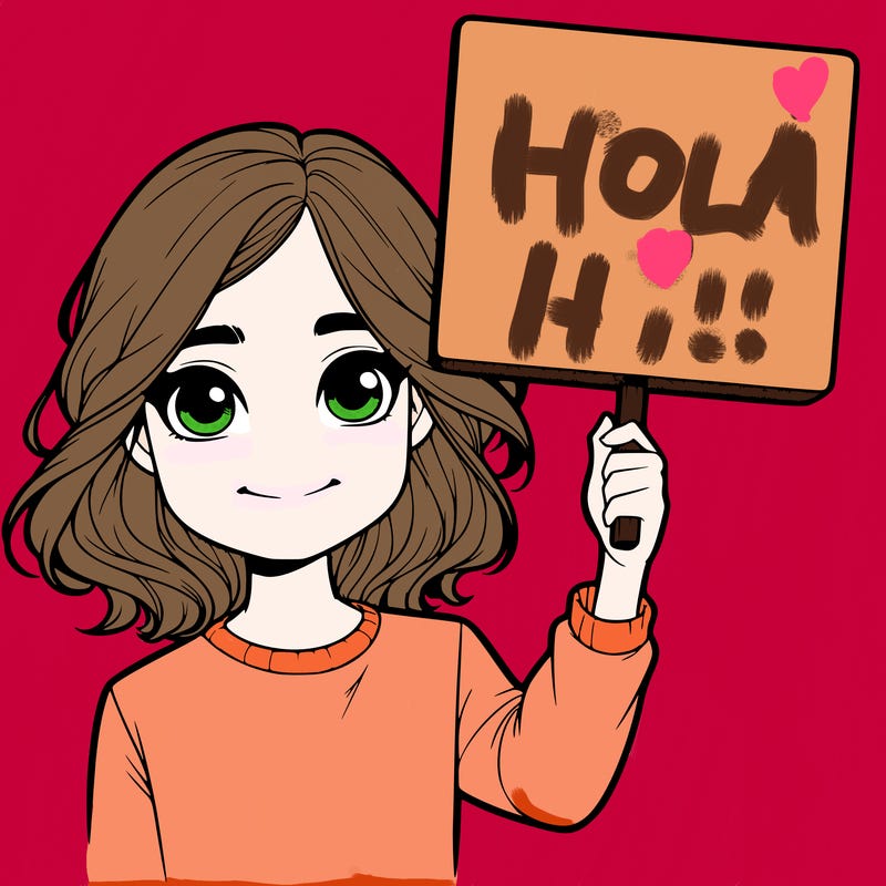 realistic girl holding up a sign