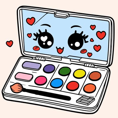 makeup pallet