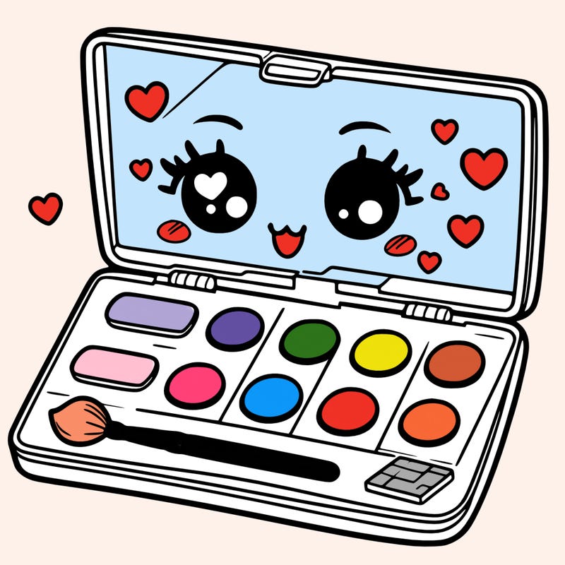 makeup pallet