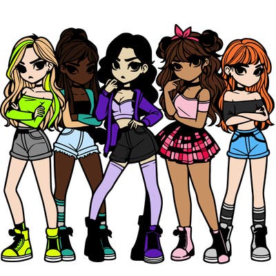 realistic baddie girls