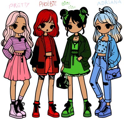 girls with fashion