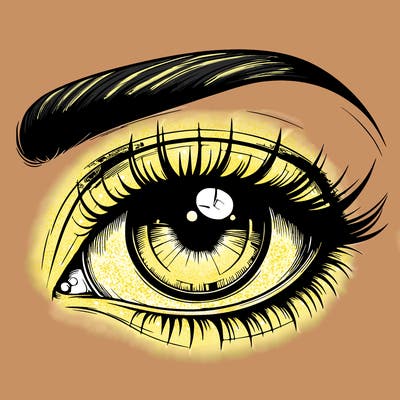 realistic eye