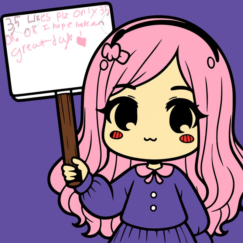 a girl holding a sign