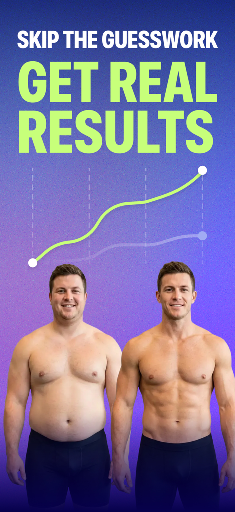 Dream Body: Start Today - Transformación corporal antes y después de un hombre logrando resultados de fitness con un gráfico de progreso