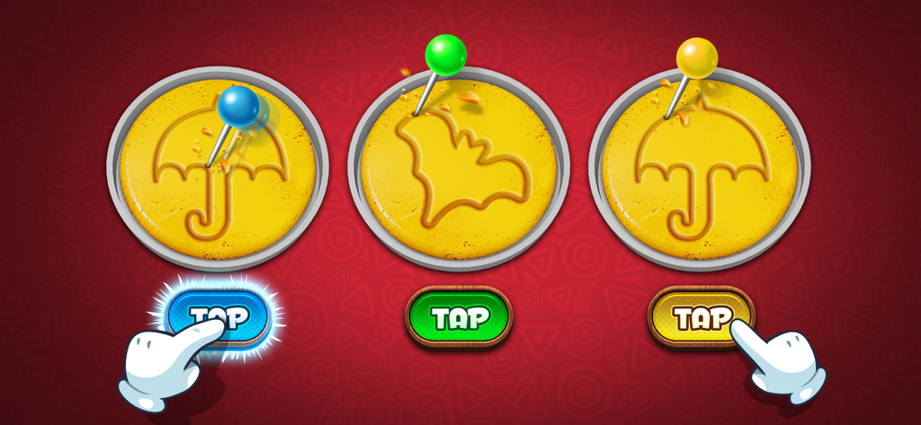 Mind Games for 2 3 4 Player - Dalgona Candy reaction mini game for multiple players in the Mind Games app