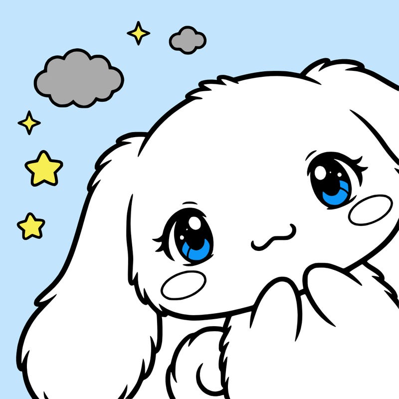 anime cinnamoroll cute fluffy