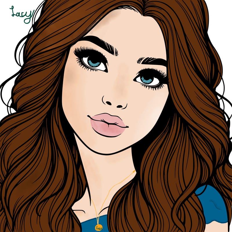 beautiful realistic girl