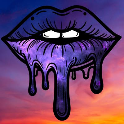 dripping lips