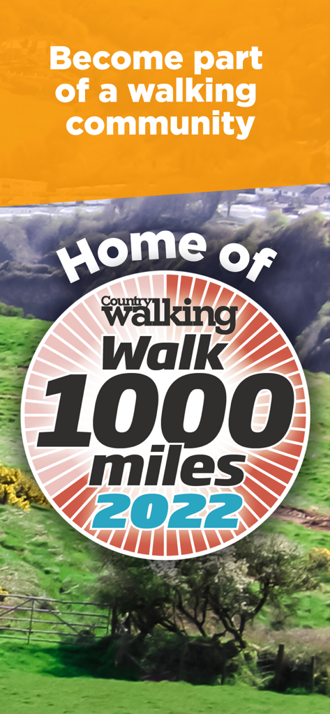 Country Walking Magazine - Country Walking Magazine 1000 miles challenge and community promotion