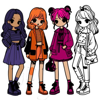 girls with fashion