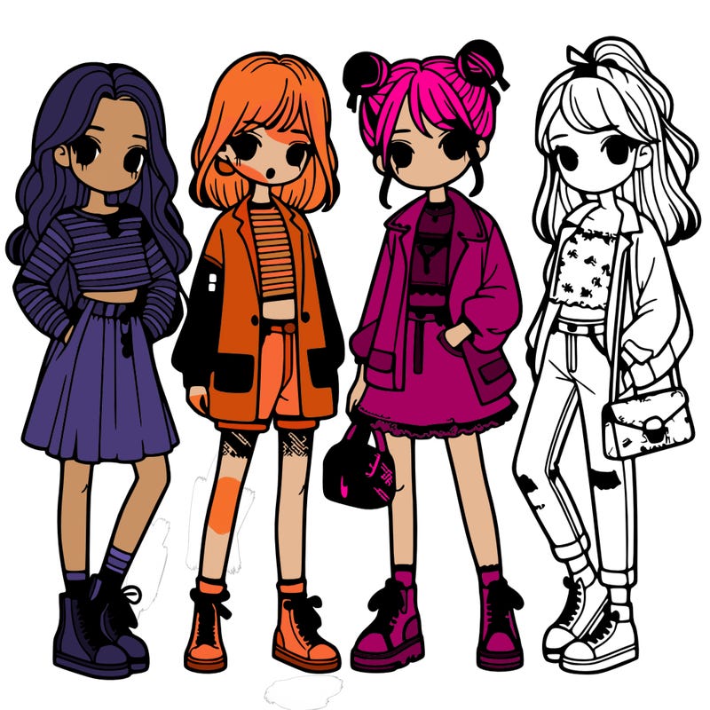 girls with fashion