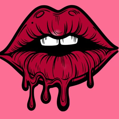 lips that look realistic and drip
