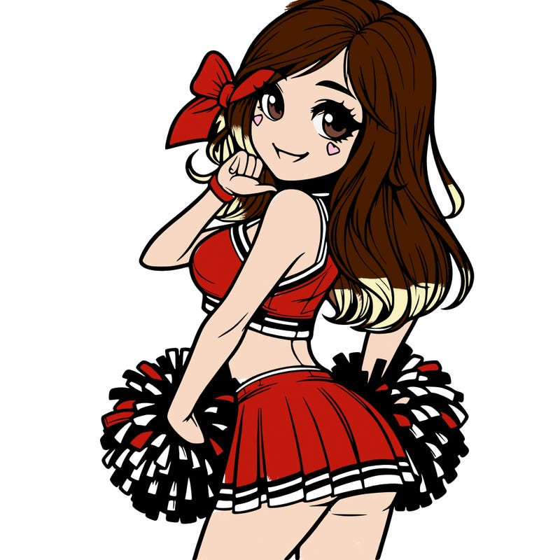 realistic cheerleader