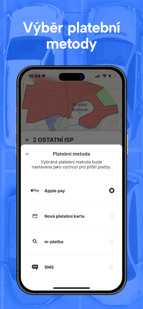 ParkSimply - ParkSimply app interface showing payment options including Apple Pay and credit card over a city map