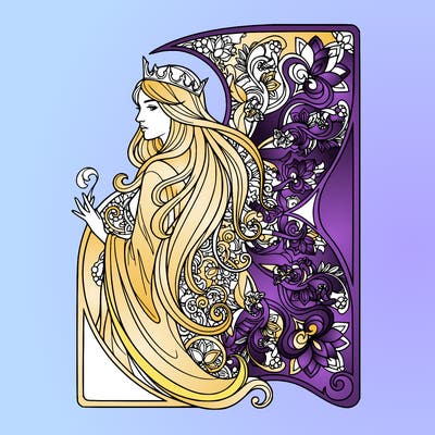 a girl who’s a princess