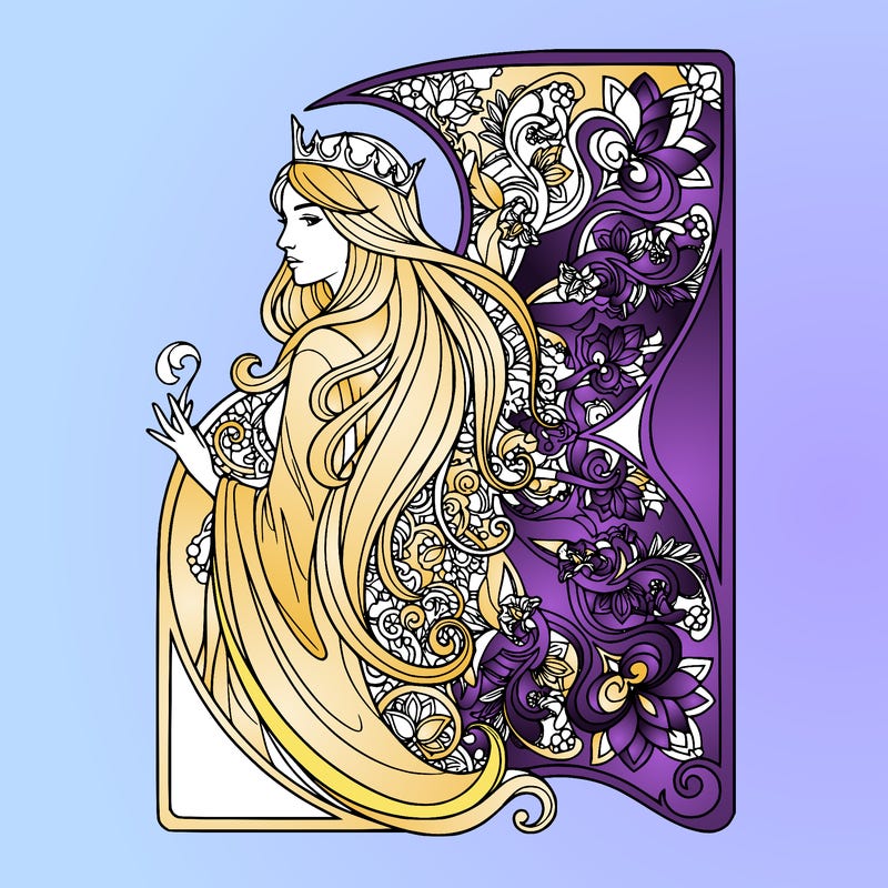 a girl who’s a princess