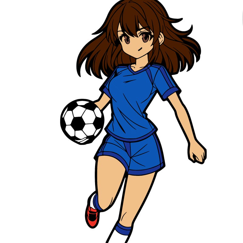 hot anime soccer girl