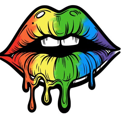 lips that look realistic and drip