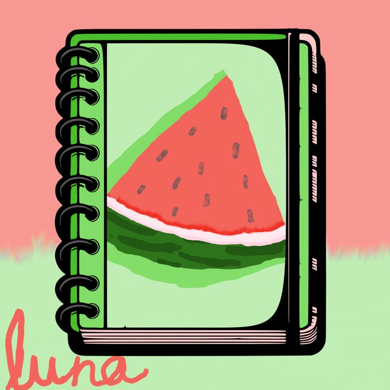 blank, realistic notebook