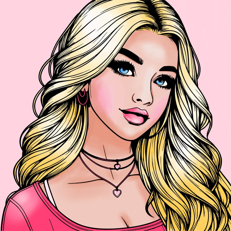 detailed realistic girl